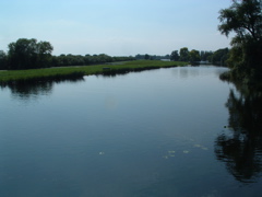 The river Great Ouse at Earith Sluice